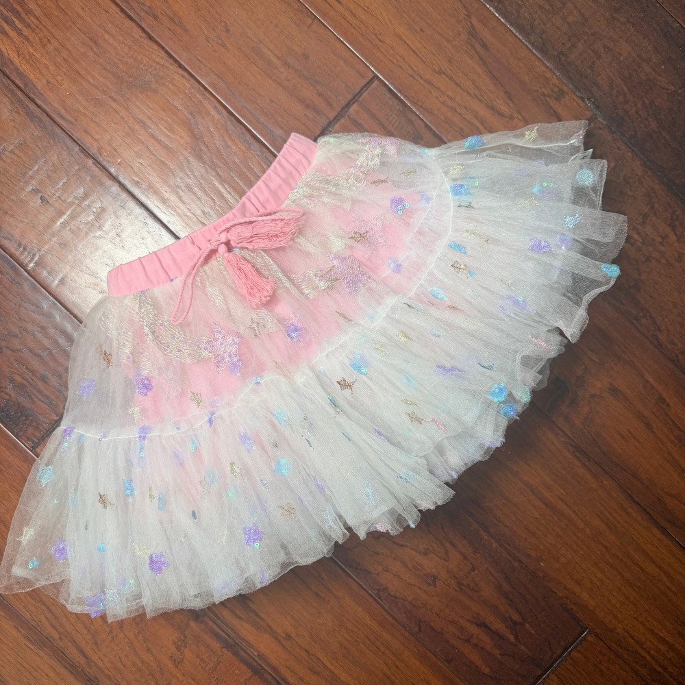 Love + Grow Clothing Co‎ Tutu Skort 5Y Pink Whimsical Star Fairycore Princess